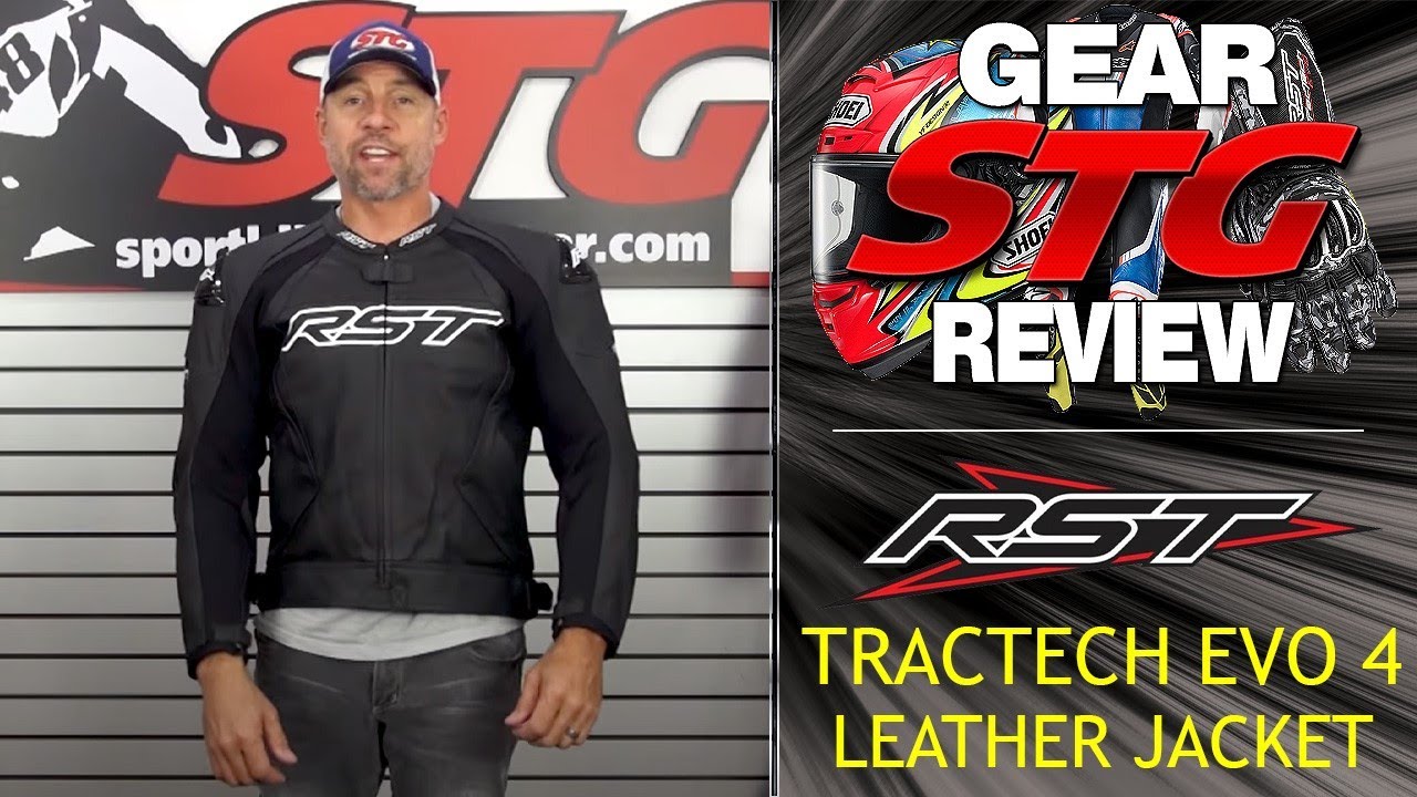 Watch video RST TracTech EVO 4 Leather Jacket Review | Sportbike Track Gear Now RST TracTech EVO 4 Leather Jacket Review | Sportbike Track Gear