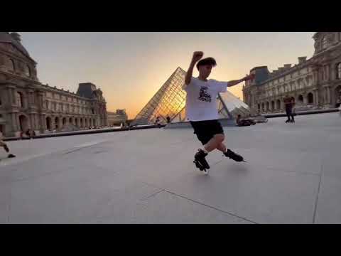 chou po wei 周柏崴 2022🇨🇵paris summer training @frskates #freestyleslalom #inlineskate  #worldskate