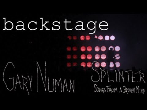Backstage: Gary Numan with Producer Ade Fenton