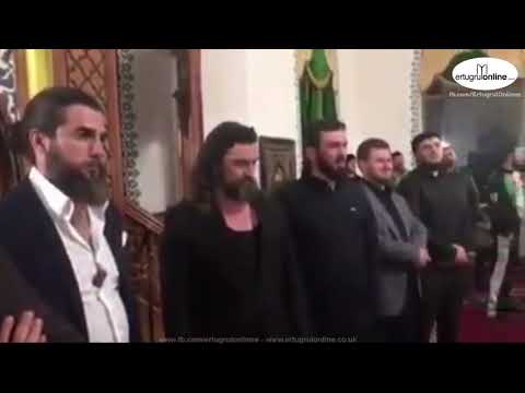 Chechniyan Kids Reciting Quran in front of Dirilis Ertugrul Turgut Alp and Bamsi