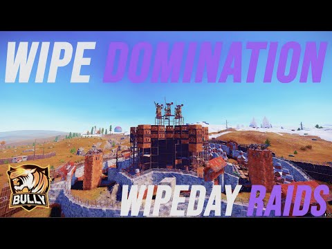 RUST ZERG PROGRESSION // WIPEDAY RAIDS // RAID DEFENSE
