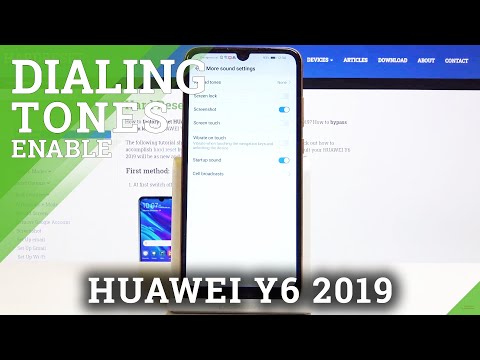 How to Turn On / Off Dial Pad Sounds in HUAWEI Y6 2019 - Dial Tones
