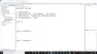 Object Oriented Concepts in Java