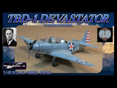 Building The Great Wall Hobby 1/48 Scale TBD-1 Devastator Torpedo Bomber