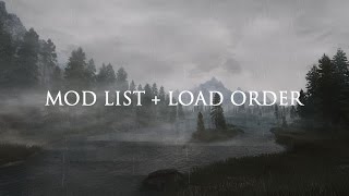 My Skyrim mod list + Load order