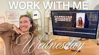 our FIRST official work with me wednesday!! 💫