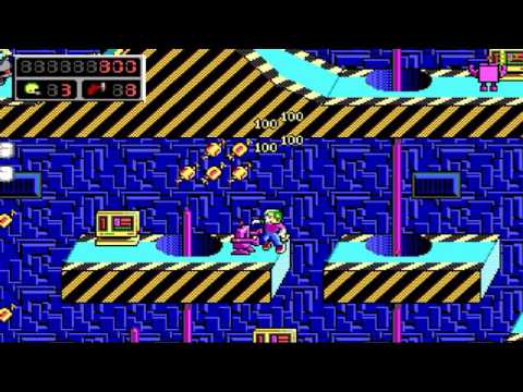 Commander Keen 5 (Hard) Walkthrough #1 - Ion Ventilation System