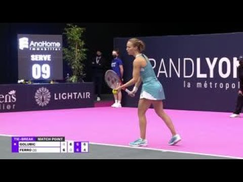 V. Golubic vs. F. Ferro| 2021 Lyon Semifinal | WTA Match Highlights