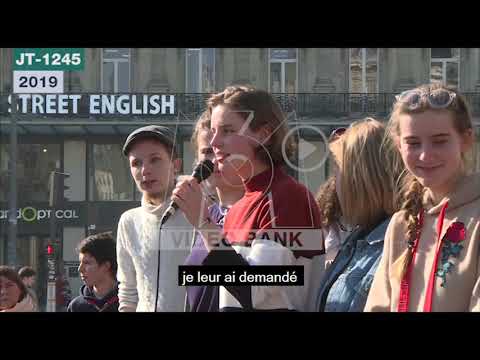 Extrait archives M6 Video Bank // Les étudiants pour le climat (JT1245 - 2018)