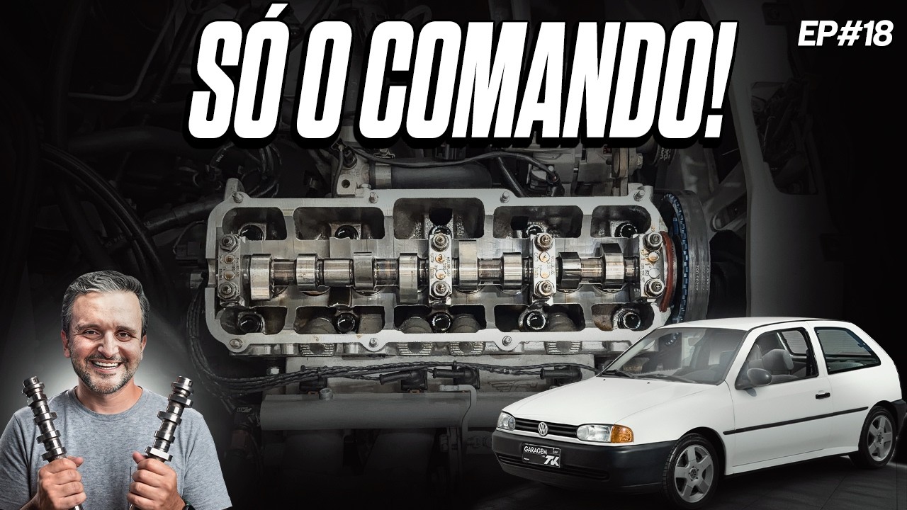 Trocamos o comando de válvulas e o AP aspirado foi de 90cv para 140cv!