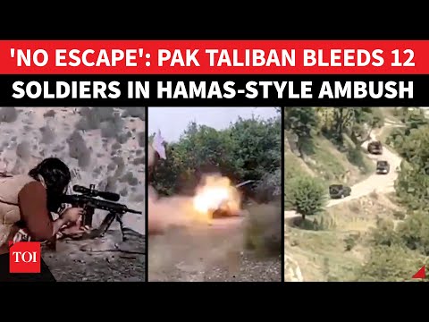 Hamas-style Ambush Stuns Pak: 12 Soldiers FALL Into Pakistani Taliban Trap, Drones Captured | Watch