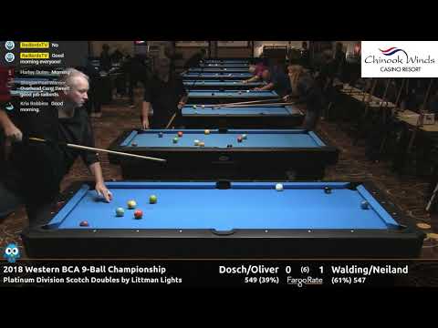Dosch/Oliver vs Walding/Nieland - 2018 Western BCA 9-Ball
