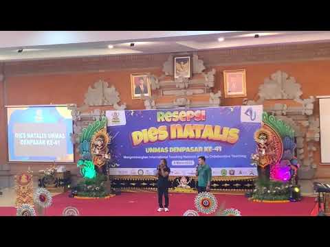 Meli disisi - ary kencana di acara dies natalis unmas denpasar ke 41