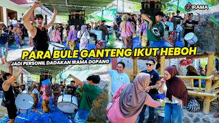 Download lagu kESERUAN Bule Ganteng Ikut Kolaborasi Bareng Personil Irama Dopang Live Kuta Mandalika Terbaru mp3