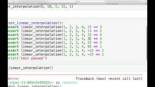 Linear interpolation using Python | GitHub Copilot