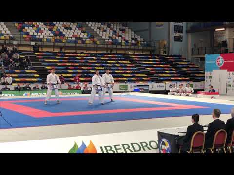 Italy Vs Serbia Male Team Kata Repechage Final 54th European Karate Championships 2019