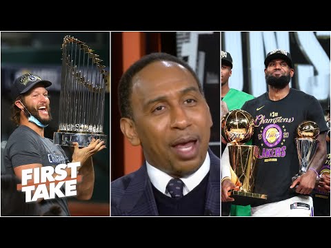 湖人隊和道奇隊以奪冠的方式來紀念科比，這是 "現象級 "的 - Stephen A. | First Take (It’s ‘phenomenal’ that Lakers and Dodgers honored Kobe by winning titles - Stephen A. | First Take)