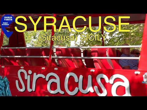 Syracuse or Siracusa in Sicily. Port Guide and into Ortygia.
