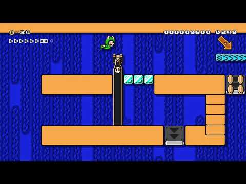 logical thinking sea 26 by Basko 🍄 Super Mario Maker 2 😶 No Commentary　⚿abx