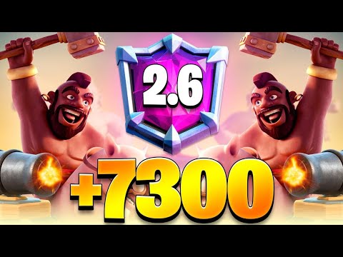 HOG 2.6 SMALL PUSH +7300 -CLASH ROYALE