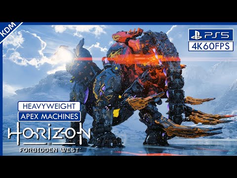 Horizon Forbidden West | Aloy vs All Heavyweight Apex Machines | PS5 (4K 60FPS)