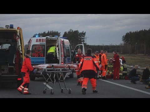 Wypadek na S5 w okolicy Bojanowa