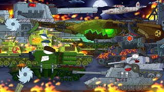 Animation about tanks.World of tanks animation. Monster Truck Cartoon for children.