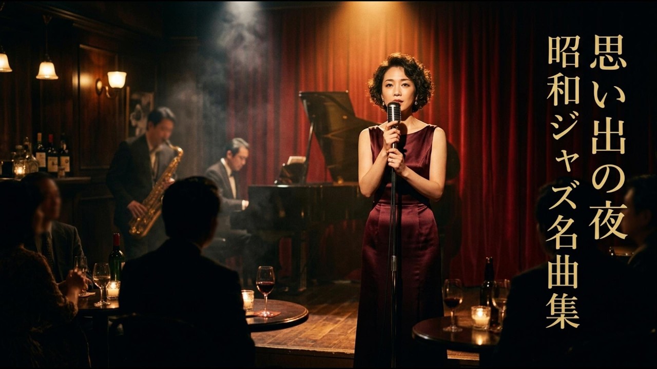 懐かしい昭和クラシックジャズ曲｜夜にやわらかく続いていく静かな余韻