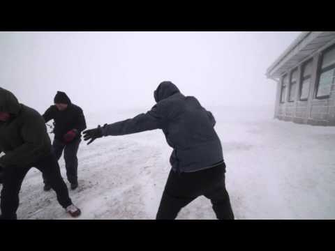 Orkan & Sturm mit 151 KM/H auf dem Brocken - Schneesturm - Orkantief Bille - Blizzard in Deutschland