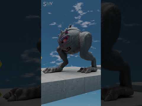 Pacman vs Reptile Monster 🦖🤪#pacman #funny #monster