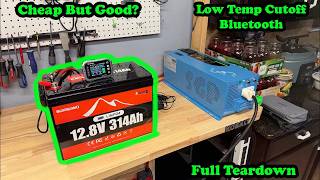 BUKNUWO 12.8V 314Ah LiFePO4 Cheap Budget Battery Testing, Teardown