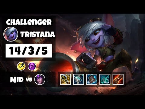 Tristana vs Syndra EU Challenger MID (14/3/5) - v11.16