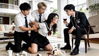 他笑著看面前的啞巴女孩被一群男人壓在地上欺負，還嘲笑她活該，殊不知她是自己心心念念找了15年的妹妹，真相大白那刻他徹底慌了#短劇#親情 #家庭倫理 #苦情 #真假千金 #反轉