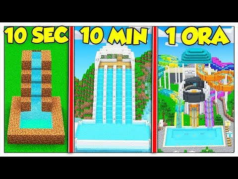 QUANTO CI METTI PER COSTRUIRE UN ACQUAPARK? - Minecraft ITA