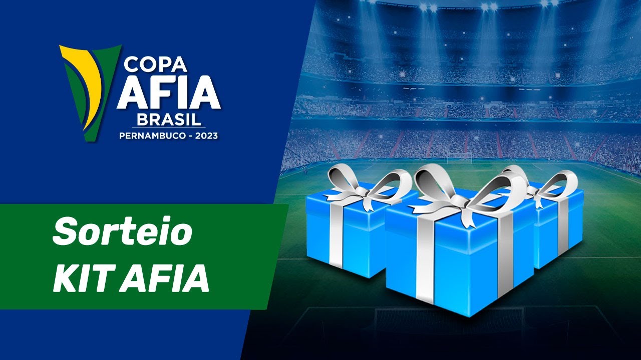 Sorteio – Kit AFIA – Copa AFIA Pernambuco 2023