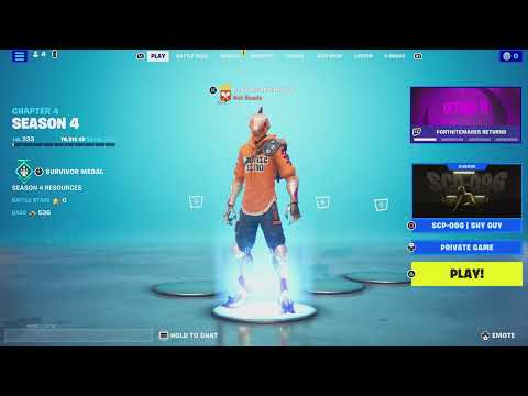 Fortnite SCP-096 | SHY GUY Map Gameplay