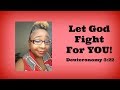 Devotional Diva - Let God Fight For You! Devotional Diva - Let God Fight For You!