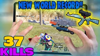 NEW WORLD RECORD!! 🔥 37 KILLS !! PUBG MOBILE