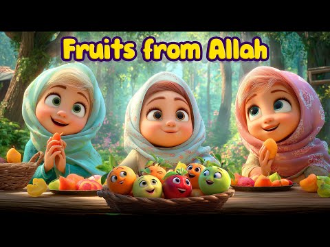 Yum, Yum, Yum! Fruits from Allah 🌟 A Fun Islamic Song for Kids