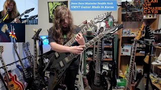 Video thumbnail for 2010 Dean Dave Mustaine VMNT Double Neck Guitar review Flying M Seymour Duncan Livewire Pickups by ClanOfHouseCats