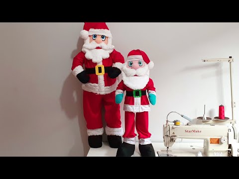 O segredo pra fazer papai noel em pé de jeito simples.