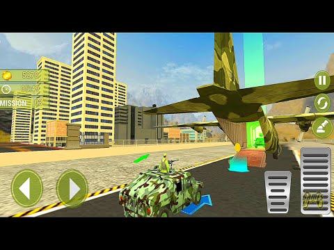 Army Vehicles Transport Airplane Truck Simulator: Tank Vehicles Transport - Android iOS Gameplay