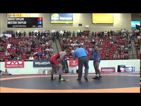 74 kg QF - David Taylor (NLWC) vs Nestor Taffur (Princeton)