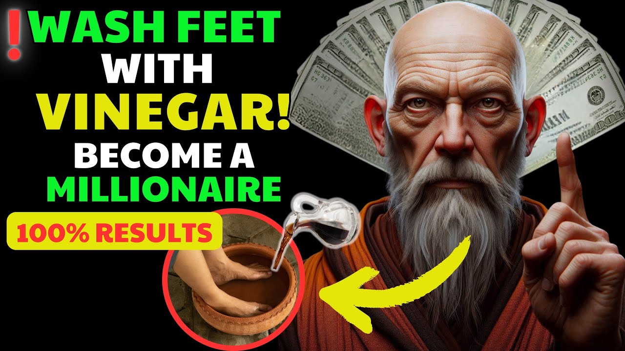 Become a MONEYMAG by WASHING Your Feet With VINAGER | Buddhist Teachings