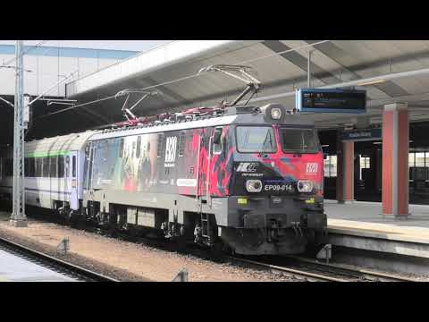 EP09-014 Kraków Główny z pospiesznym PKP InterCity "Piast"  "100-lecie Bitwy Warszawskiej 1920"