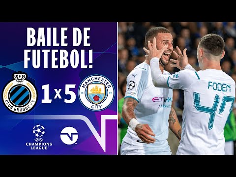 Gols e lances de Club Brugge x Manchester City