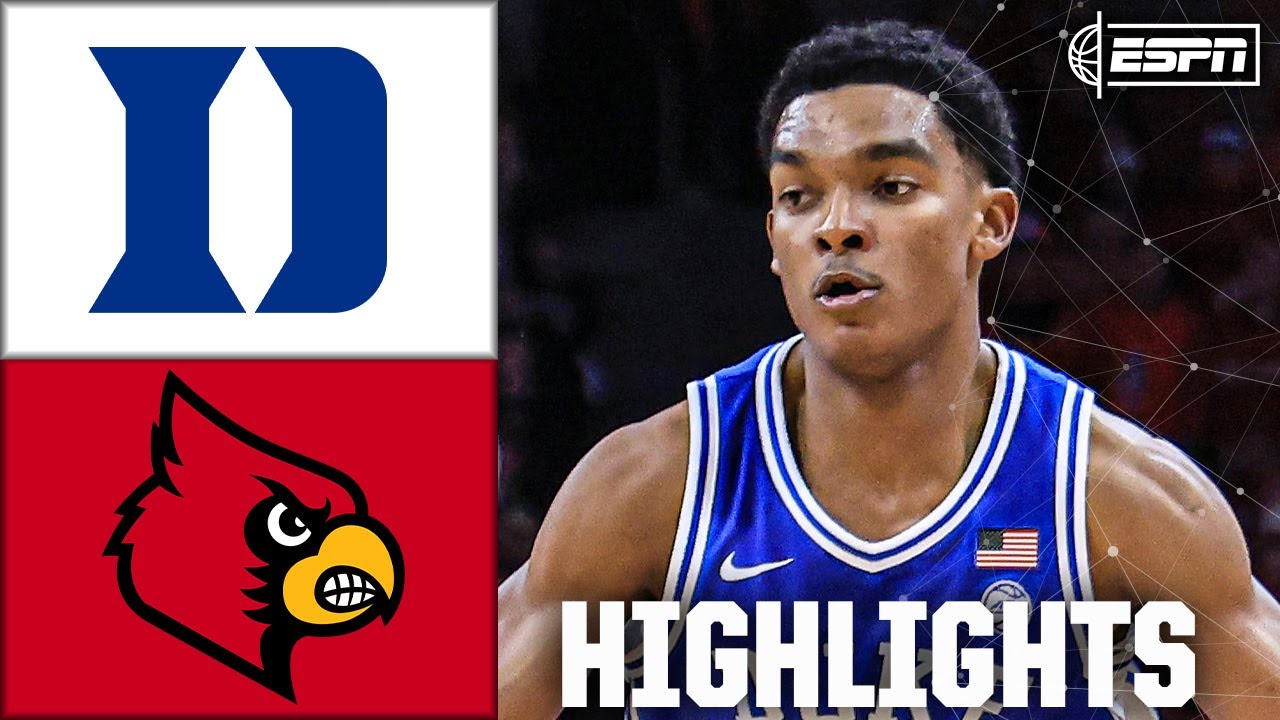 Duke Blue Devils vs. Louisville Cardinals | Full Game Highlights | ESPN College Basketball