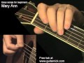 MARY ANN: Easy Guitar Lesson + TAB by ...