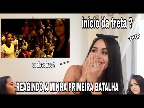 ALINE VS ANNY REAGINDO A MINHA PRIMEIRA BATALHA