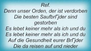 Slime - Lustig, Lustig Lyrics